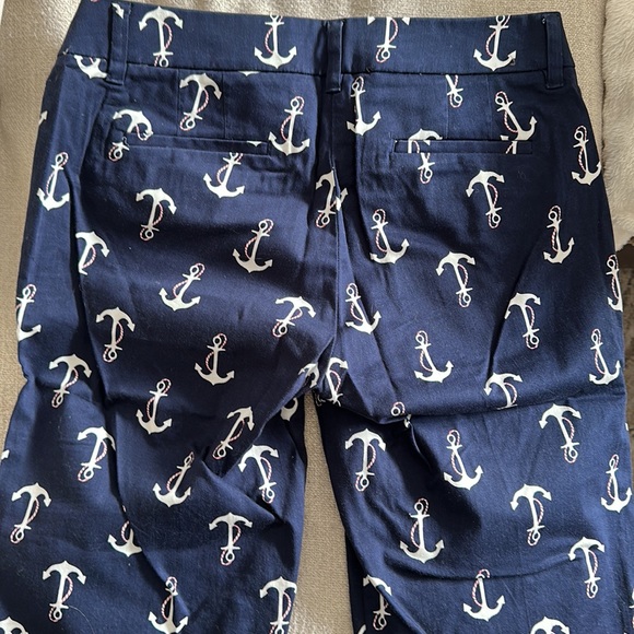 ‼️J. Crew Chino navy stretch chino pant w anchor accents (new without tags) - Picture 4 of 9